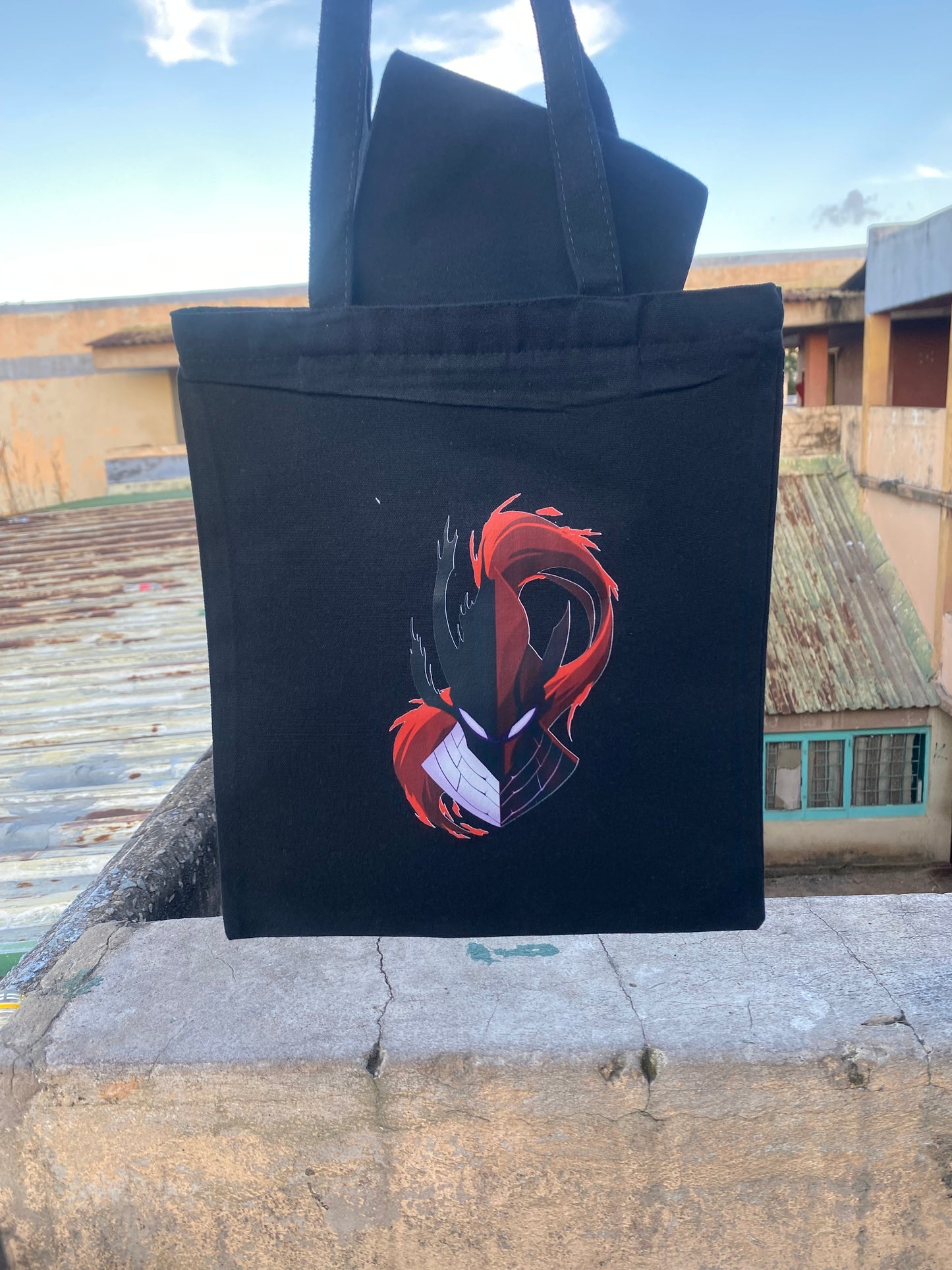 Anime themed tote bags