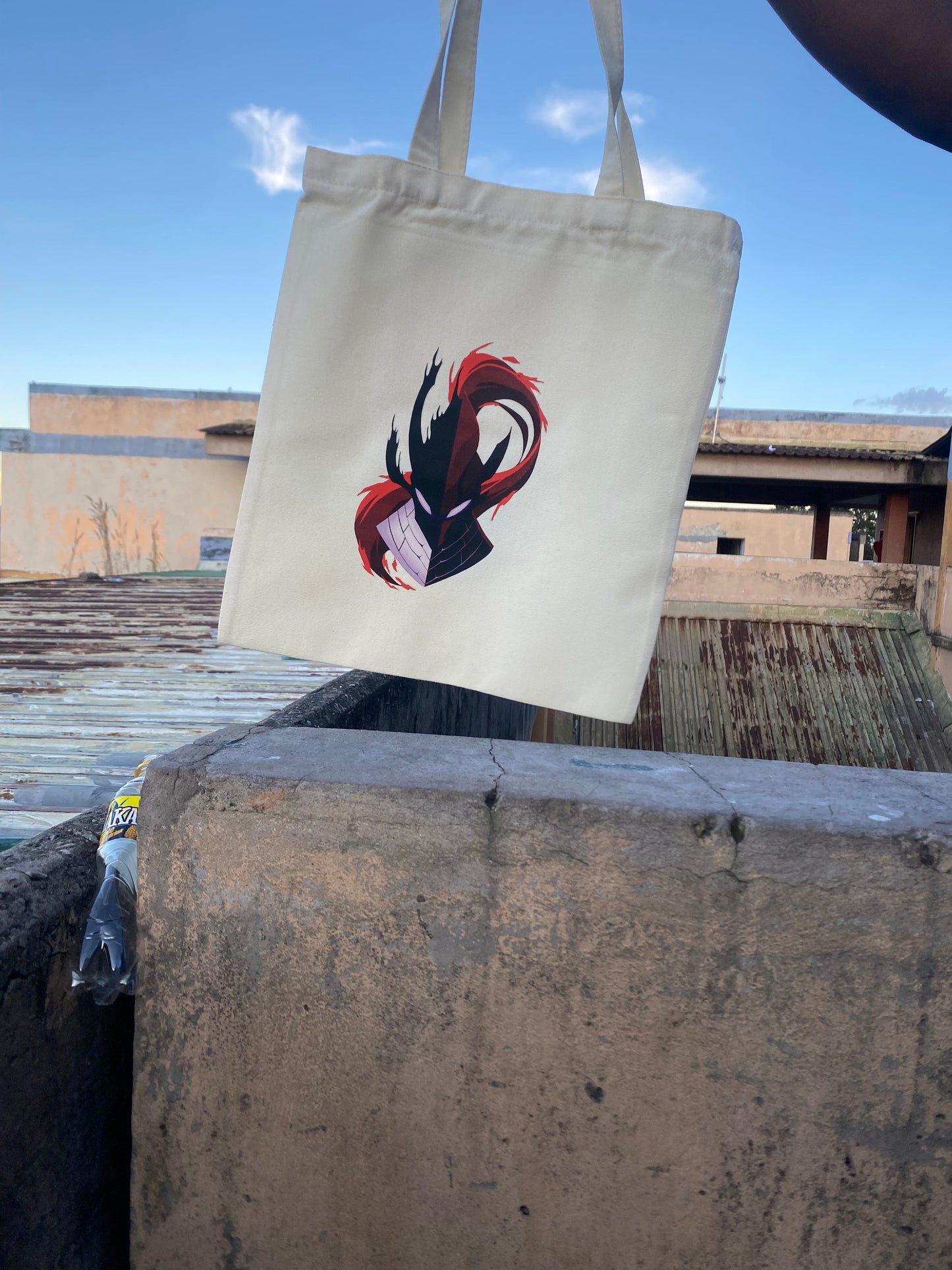Anime themed tote bags